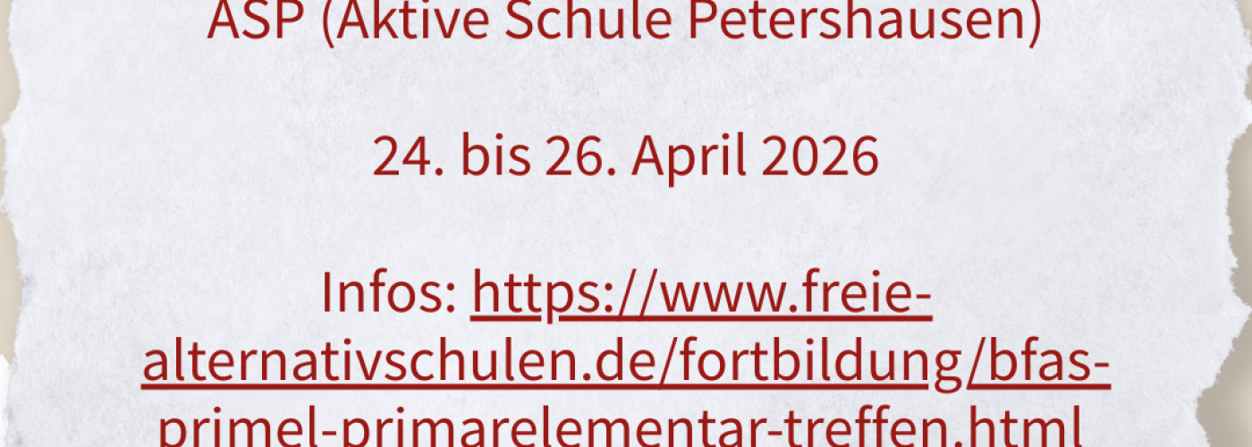 BFAS Sekundarstufen Treffen - Thema Kommuninkation - 24.4.-26.4. Jetzt Anmelden!