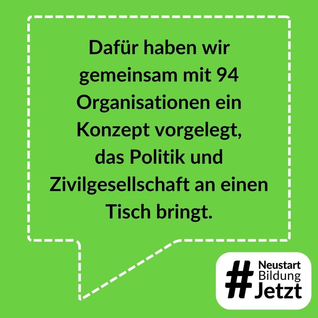 #neustartbildungjetzt